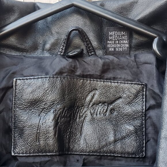 Vintage 80's Jacqueline Ferrar Leather Jacket, Women's M, Black - Picture 6 of 11